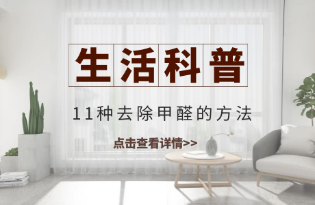 11種方法去除甲醛，哪一種效果比較好呢？